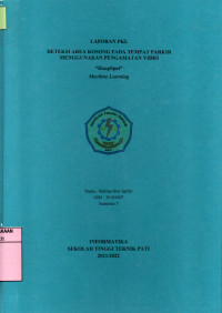 Image of Deteksi Area Kosong Pada Tempat Parkir Menggunakan Pengamatan Vidio 