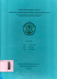 Image of Perancangan Earsip Berbasis Website Di DPRD Kabupaten Pati