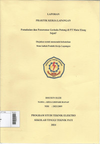 Image of Pemakaian dan Perawatan Gerinda Potong di PT.Mata Elang Sejati