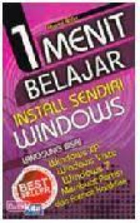Image of 1 Menit Belajar Install Sendiri Windows