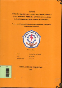 Image of Rancang Bangun Sistem Informasi Pengarsipan Surat Berbasis Web Pada Kantor Kepala Desa Langenharjo Menggunakan Metode SDLC